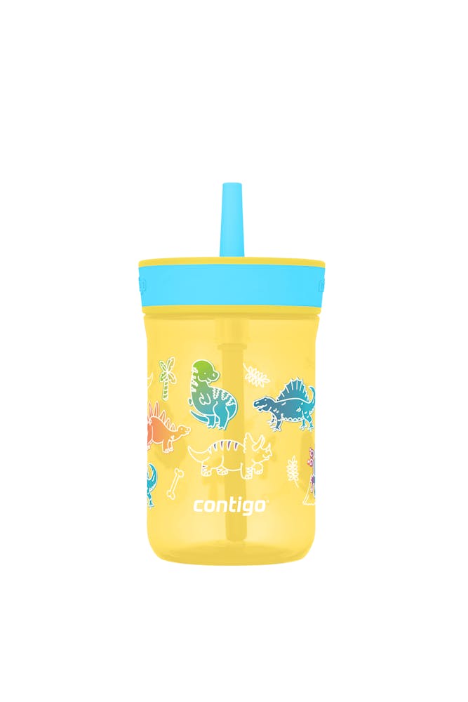 Kids’ Leighton Straw Tumbler with Spill-Proof Leak-Proof Lid, 14oz