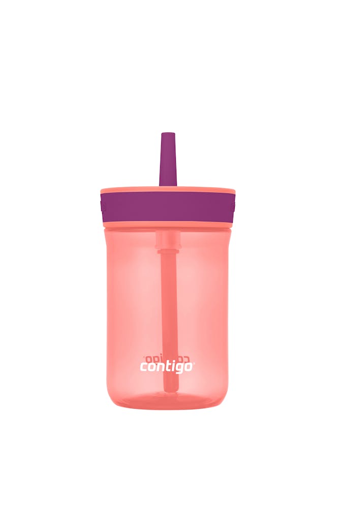 Kids’ Leighton Straw Tumbler with Spill-Proof Leak-Proof Lid, 14oz