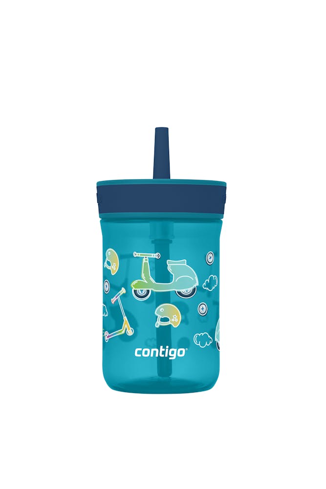 Kids’ Leighton Straw Tumbler with Spill-Proof Leak-Proof Lid, 14oz