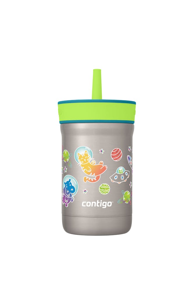Kids Leighton Spill-Proof Stainless Steel Tumbler with Straw, 12oz